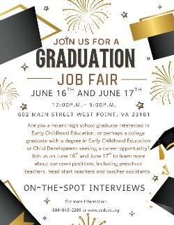 Graduation flyer